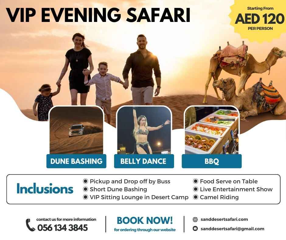 VIP Evening Desert Safari