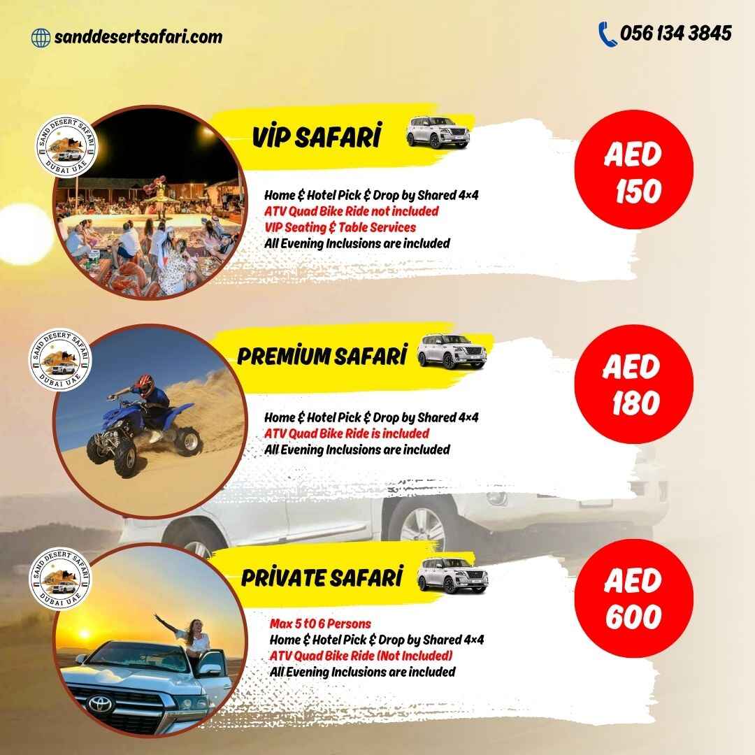 Best Evening Desert Safari Deals